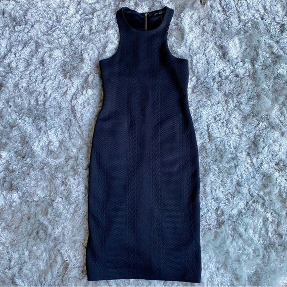 Express Black Racerback Midi Dress Size 2 NWT - Picture 5 of 9